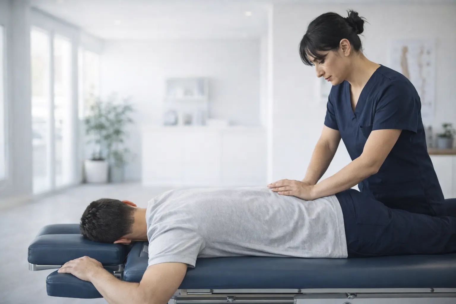 Ajuste quiropráctico en Dolorfin Zona Esmeralda